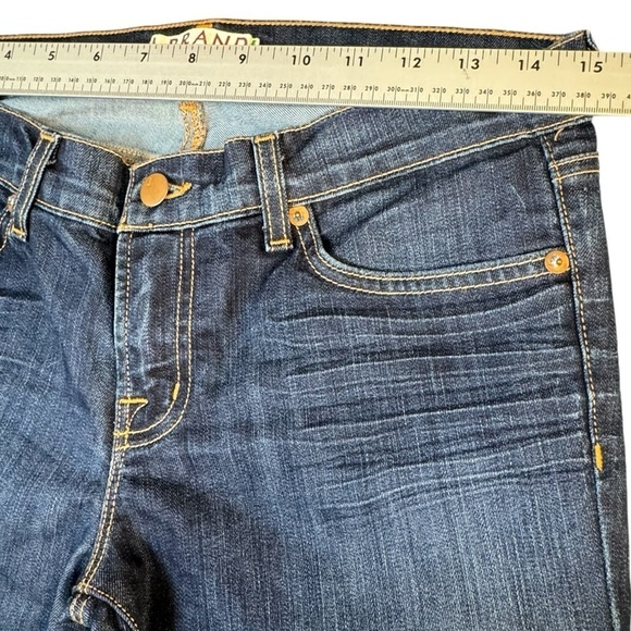 J Brand The Cigar Leg Dark Blue Denim Jeans Womens Size 28 - Picture 4 of 8